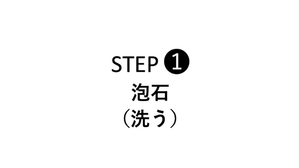 簡単、３ステップ